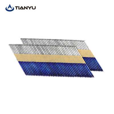 28/34 Degree- Clipped Head Paper Strip Nails, Paper Collated Framing Nails